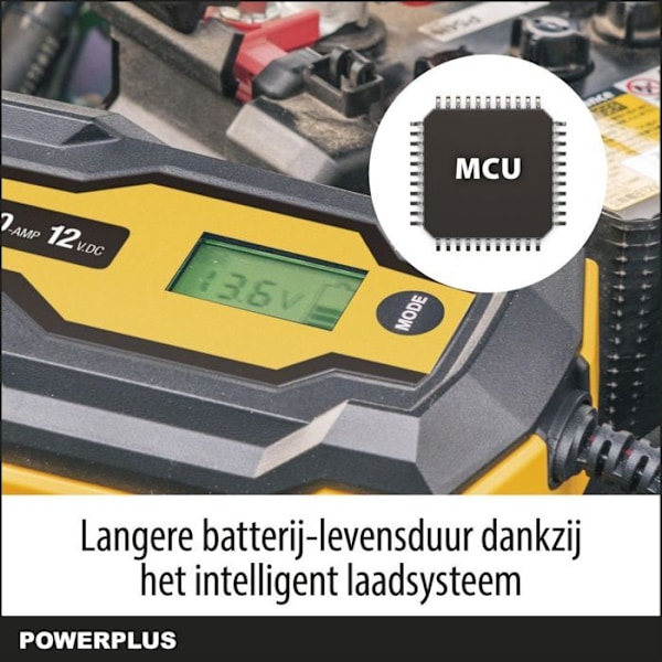 POWX4207 - Intelligent oplader - 12V 200Ah Gul