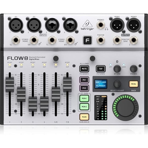 Behringer FLOW 8 8-kanals digital mixer med lydkontrol