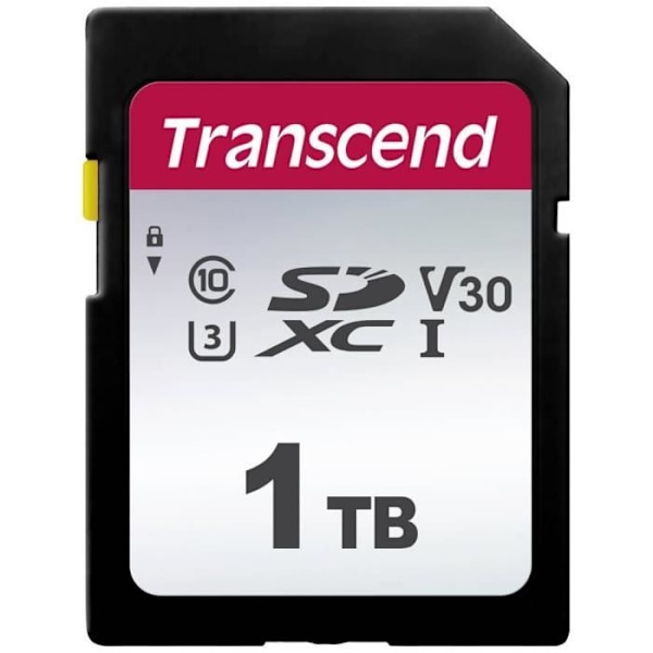 SDHC-muistikortti 1 TB Class 10, UHS-I, UHS-Class 1 - TRANSCEND - TS1TSDC300S