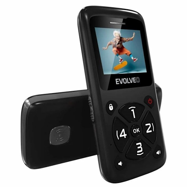EVOLVEO EasyPhone ID musta