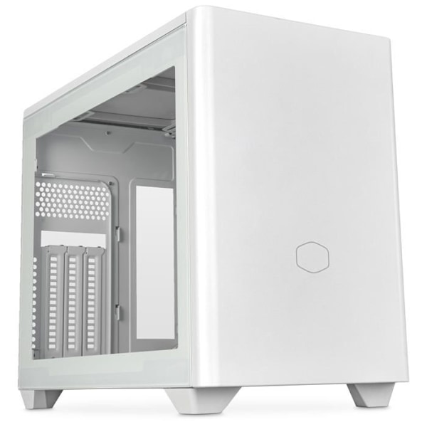 Mini ITX -kotelo - COOLER MASTER - MasterBox NR200P V2 - Valkoinen - Karkaistu lasi - AIO-jäähdytys