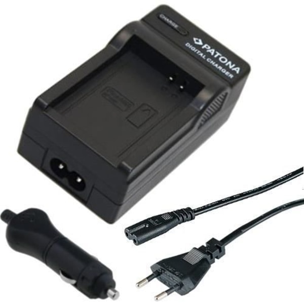 PATONA 1622, Lysnet, Sort, Auto-Indoor batterioplader, NIKON P7000 Sort