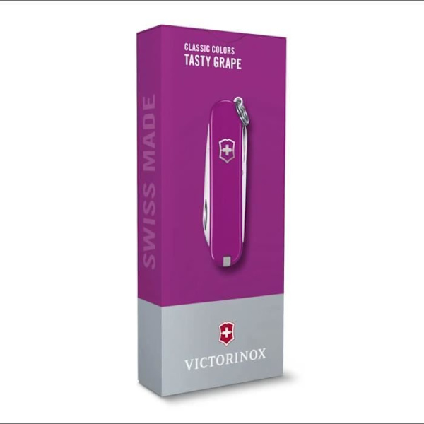 Sveitsiläinen veitsi - Victorinox - Classic SD - 58 mm - 7 toimintoa - Maukas viinirypäle Lækker Drue