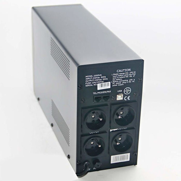 Teline - Eurocase telinetarvikkeet - EA200LED 2000VA - UPS EA200LED