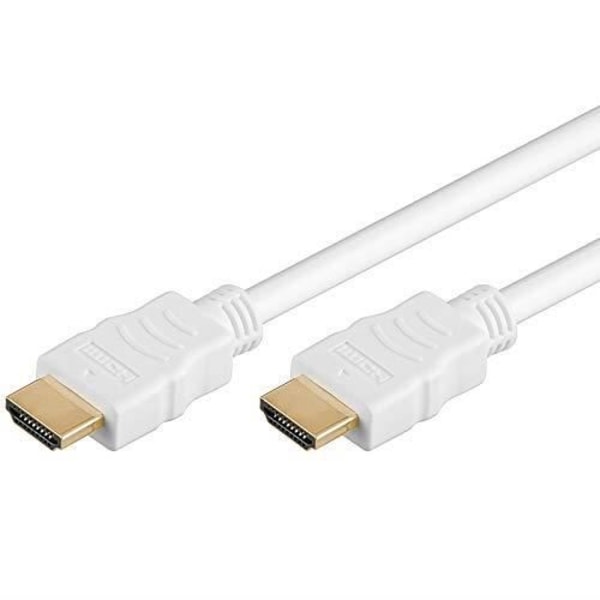 PremiumCord-kabel HDMI A till HDMI MM 10 m. 5 m Vit. kphdme5w