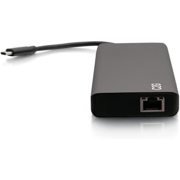 USB-C 9 i 1 dockingstation - C2G - Dobbelt skærm - HDMI, Ethernet, USB - 60 W - 4K 30Hz