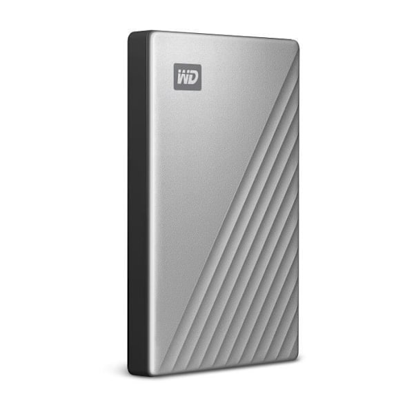 WD WDBPMV0050BSL-WESN My Passport Ultra USB-C bærbar harddisk til Mac, 5TB, sølv