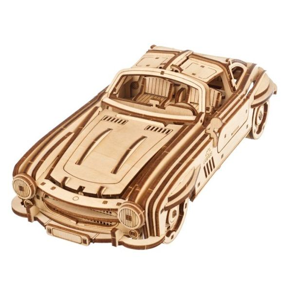 Mekanisk Model - UGEARS - Vinget Sports Coupé - 262 dele - Træ - 14 år og opad