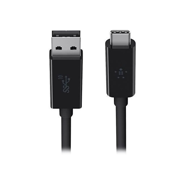 USB-A - USB-C-kaapeli - BELKIN - 3.1 - 91,4 cm - Synkronointi ja lataus - 10 Gbps