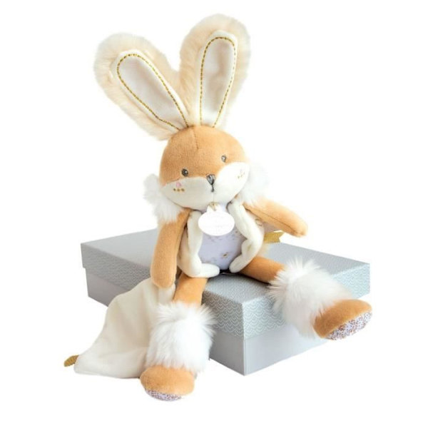 Doudou Pantin hvid kanin af sukker 31 cm