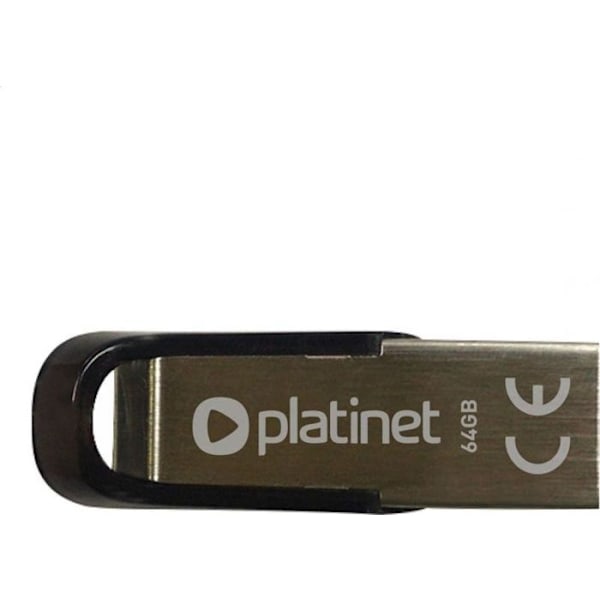 Cle usb Platinet - PMFMS64 - USB-avain S-DEPO, 64 Go () musta, Hopea