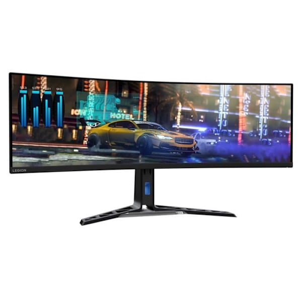Lenovo 44,5' LED - Legion R45w-30 - 5120 x 1440 pixels - 1 ms (MRPT) - Bredformat 32-9 - Buet VA-panel - DisplayHDR 400 - 165