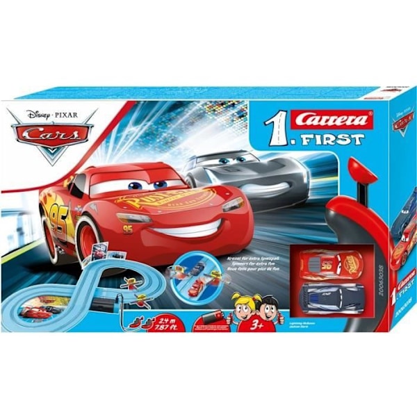 Carreran ensimmäinen Disney Cars 3 -rata 2,4 metriä Flerfärgad