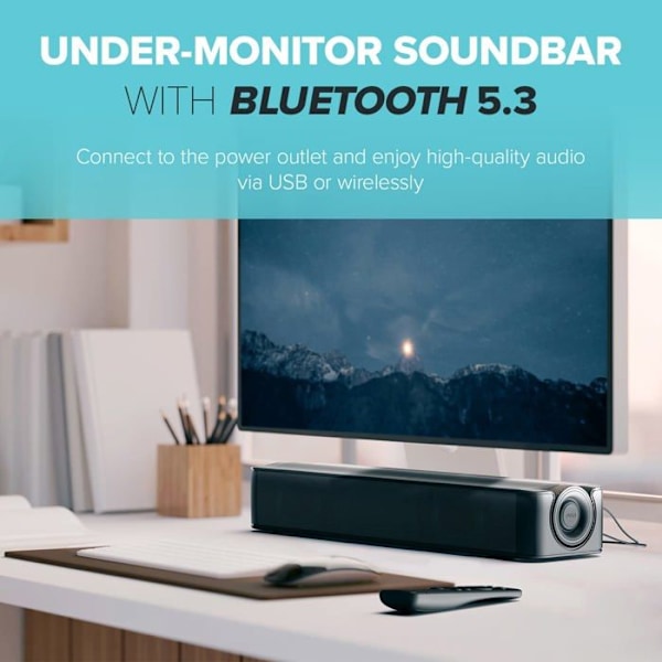 Alatason äänipalkki - Luova - SE-vaihe - Bluetooth 5.3 - 48W - Musta
