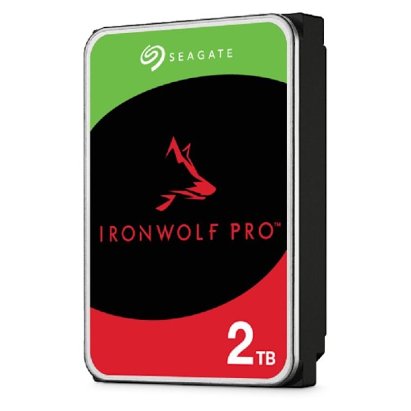 Hårddisk - SEAGATE - IRONWOLF PRO - 2To - SATA/600 - 7200 varv/min - 256 Mo cache