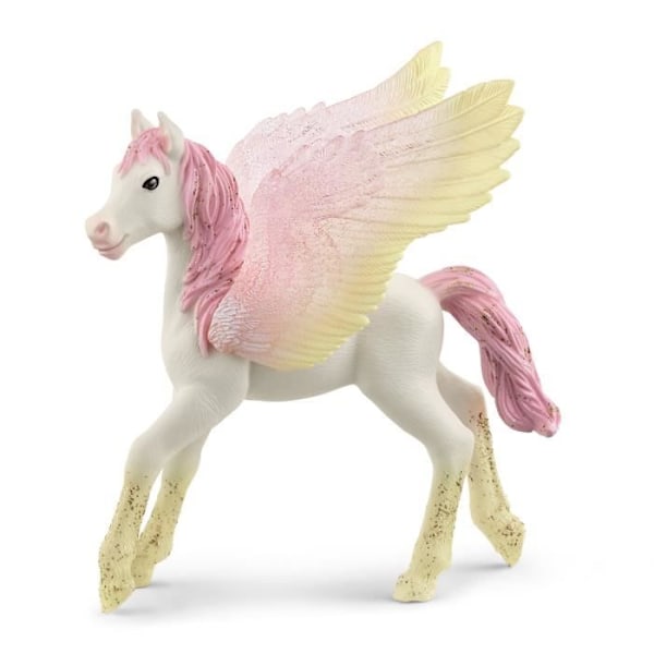 Figurin - SCHLEICH - Baby Pegasus - Bayala - Rosa man - Bevingad Beige