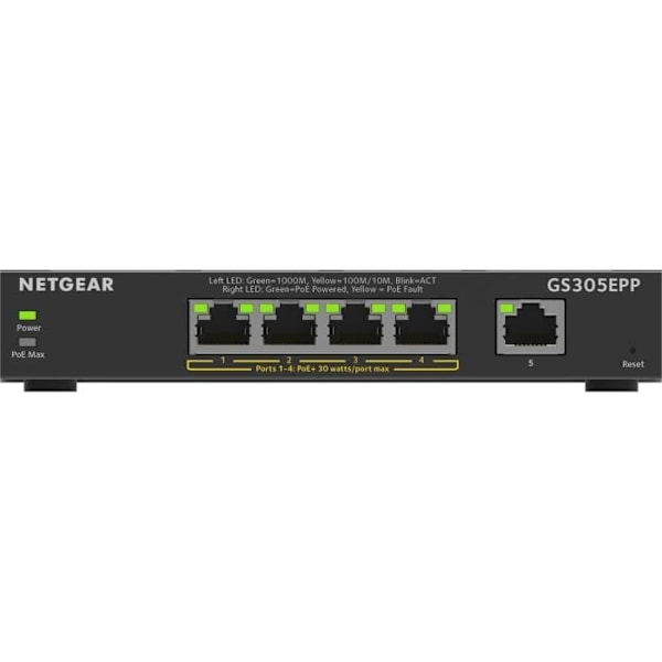 5 Port PoE Ethernet Switch - NETGEAR - GS305EPP