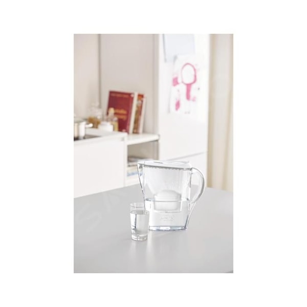 Brita Carafes Carafe filtrante Marella Cool Memo, tilavuus 2,4 l, suodatin MX PRO, valkoinen 1052789
