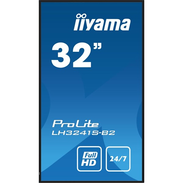 IIYAMA LFD 32 Musta IPS-näyttö 1