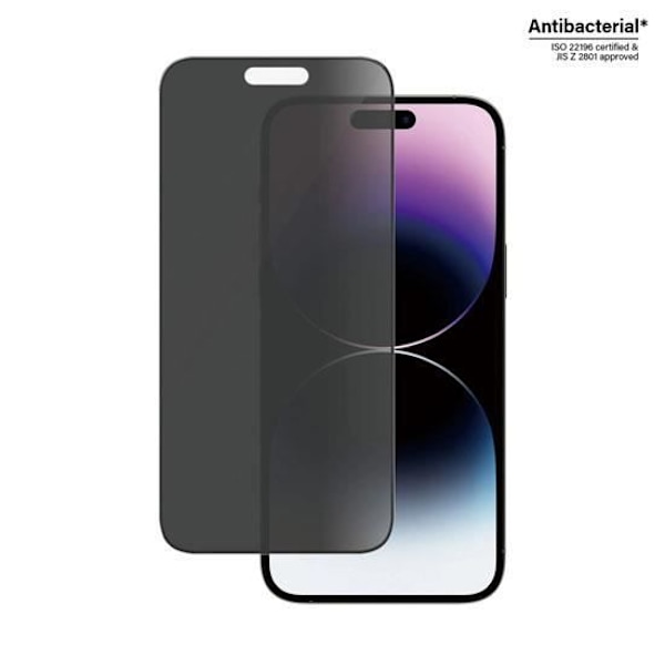 Suojalasi - PanzerGlass - iPhone 14 Pro Max - Musta - Yksityisyyssuodatin - Naarmunkestävä sort