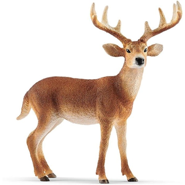 Figurine Hvidhale - SCHLEICH Wild Life 14818 - Træ på 60mm - Til drenge og piger Beige