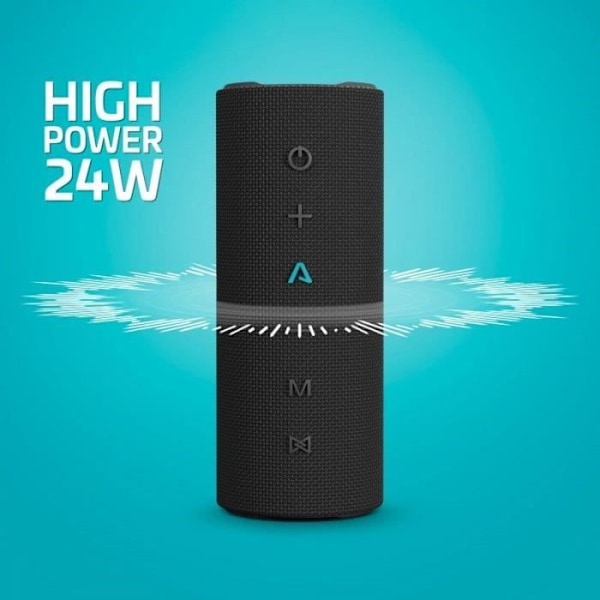 Bluetooth-højttaler - LAMAX - Sounder2 Play - Vandtæt - 10 timers batteri - Bluetooth 5.0 Sort