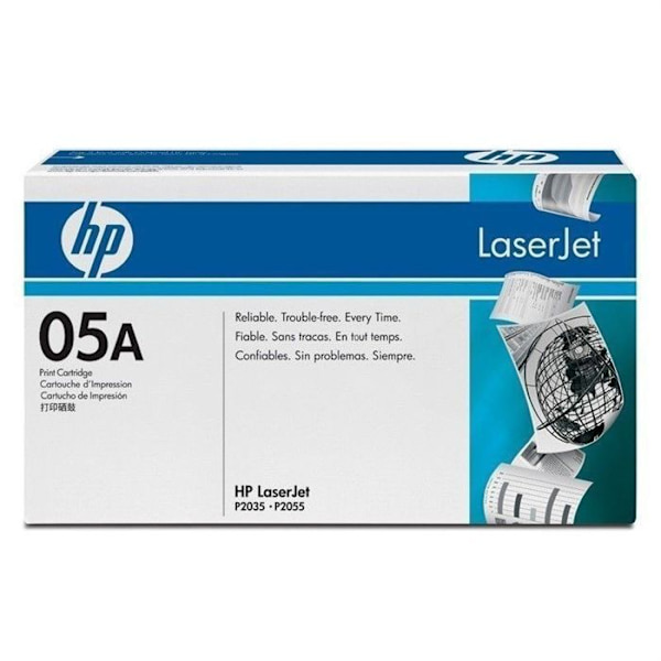 HP 05A (CE505A) sort tonerpatron til LaserJet P2035/P2055 printere