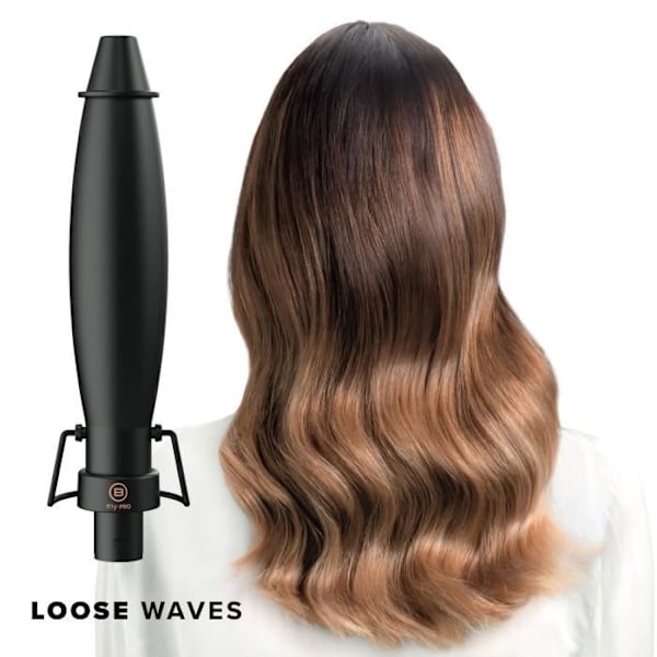 Styler - BELLISSIMA - Twist & Styl Kit - Sort - Temperatur 190°C - Rotation til styling Sort og rosa guld