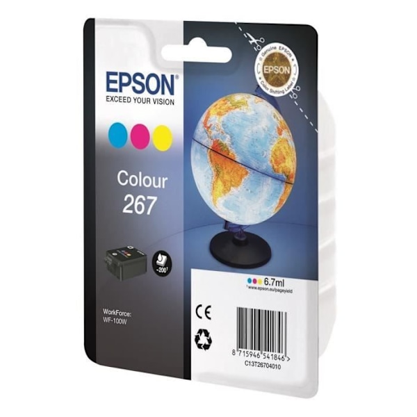 Epson Globe 267 Monoblock 3-färgskassett