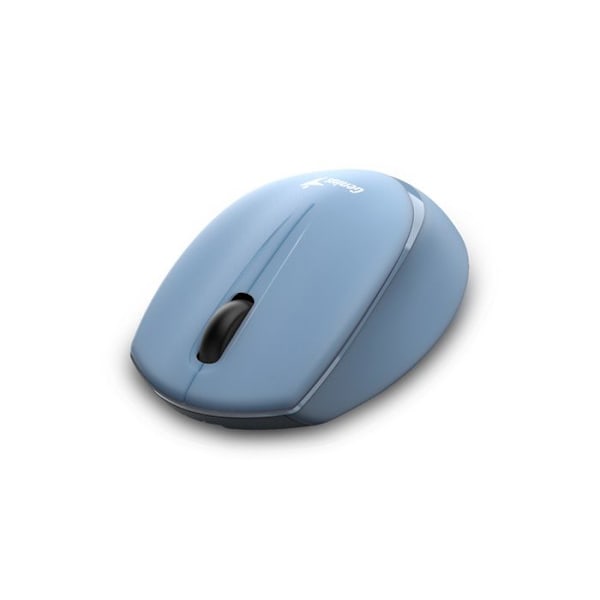 Mus Genius Nx-7009 Trådlös Blueeye Ergonomisk Blå Grå