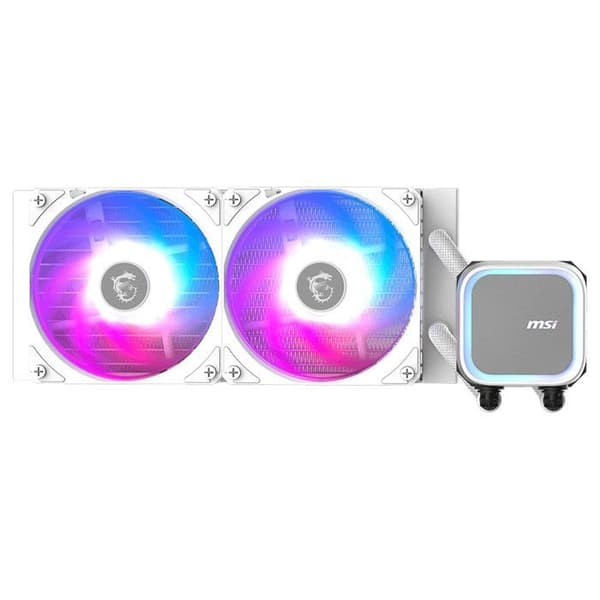MSI - MAG CORELIQUID A13 240 - Vattenkylningskit - 120 x 120 x 25 mm - Vit
