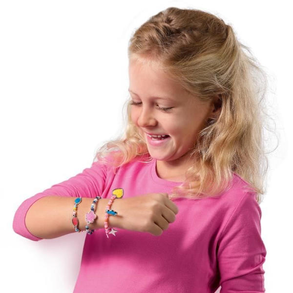 Smyckessats - SES CREATIVE - Lätt diamantarmband - Flerfärgad - Barn - Tjej Flerfärgad