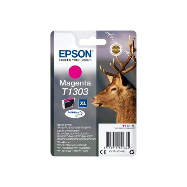 EPSON DURABrite bläckpatron - Magenta - Bläckstråle - XL storlek - 600 sidor