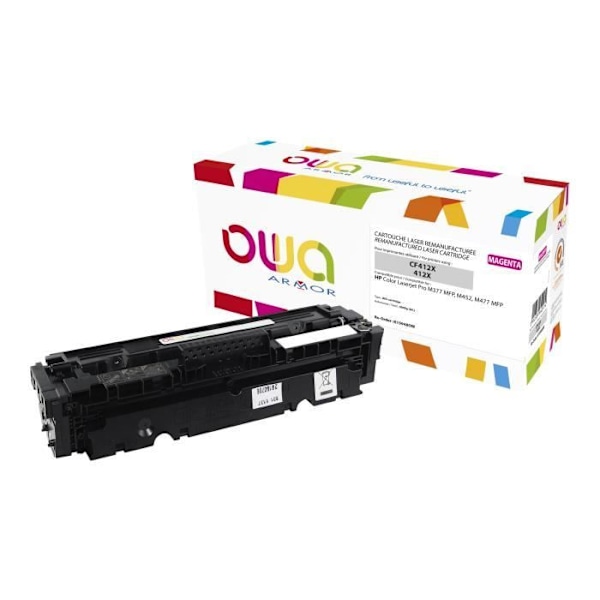 OWA High Capacity Toner Cartridge - Magenta - Kompatibel med HP Color LaserJet Pro M452, MFP M377, MFP M477