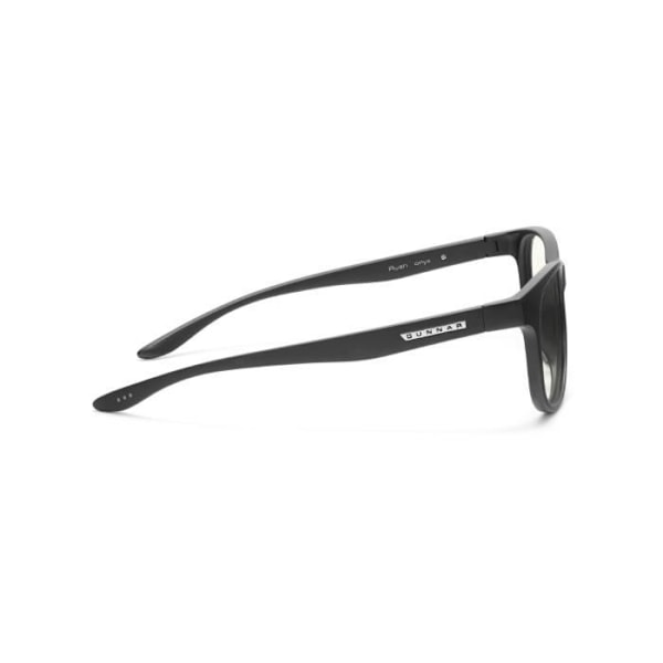 Blåljusfilterglasögon - GUNNAR - Rush - 12-18 år - Färg ONYX - Smutsavvisande linser ONYX