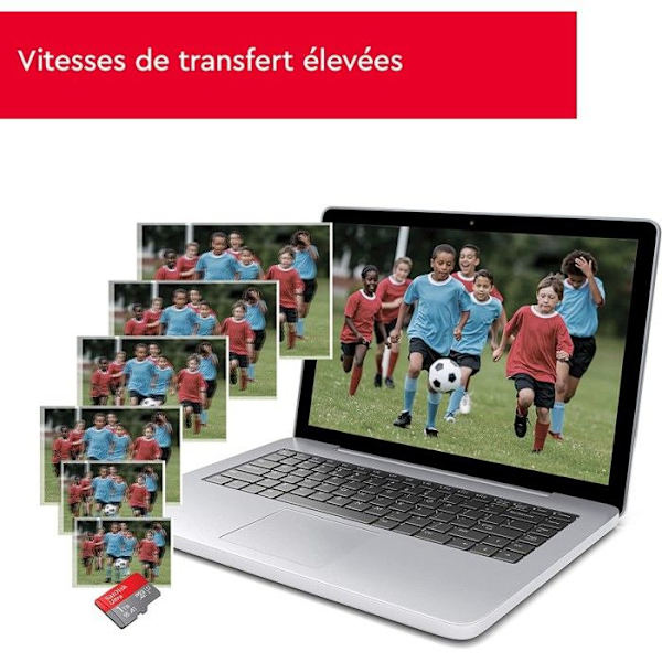 Minneskort micro SD - SANDISK - SDSQUA4-032G-GN6MA - 32 Go - A1 - 120 Mo/s