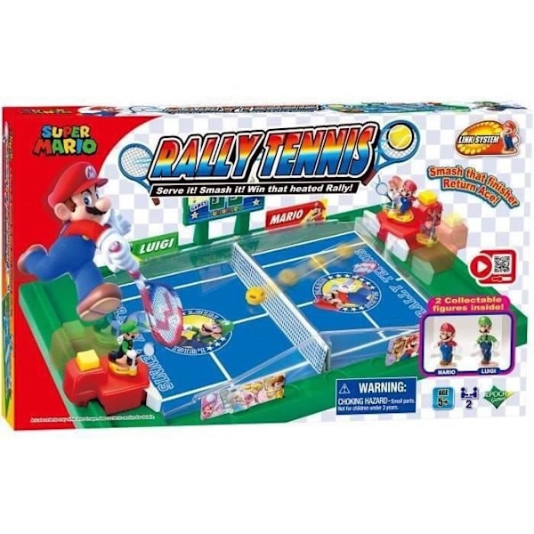 Super Mario Rally Tennis Game - EPOCH Games - Atmosfærisk og actionspil Grön