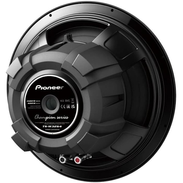 Caisson de Basses - Pioneer - TS-W32S4 - 30,5 cm - Effekt 400 W - 1500 W maks