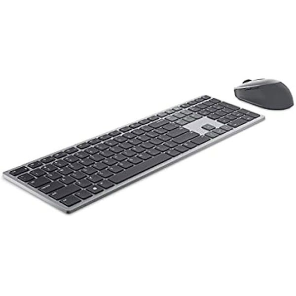 DELL KM7321W Trådløst RF + Bluetooth QWERTY-tastatur US International Grå, Titanium