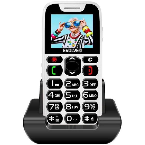 EVOLVEO EasyPhone hvid (USB-C)