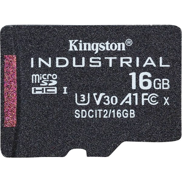 Micro SD-kort - KINGSTON - 16 Go - Klass 10 - Kompatibel med Micro SD - Svart