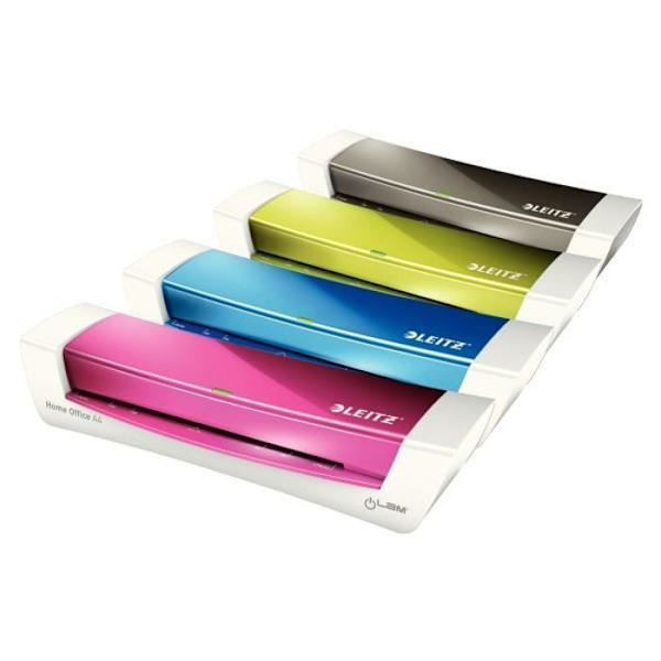 Laminator - Leitz - ILAM A4 - Kompakt design - Hurtig forvarmning - Poser 80-125 mikron Mørkegrå