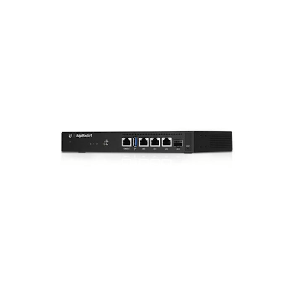 Reititin - Ubiquiti - EdgeRouter ER-4 - 4 porttia Gigabit Ethernet - Ulkoinen virtalähde - Musta musta