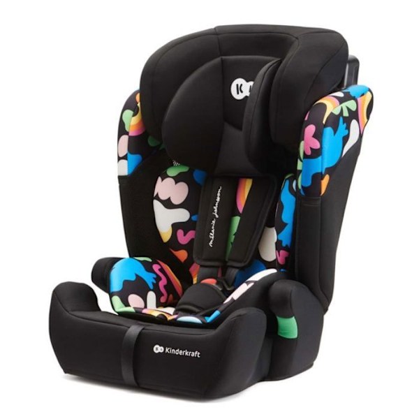 I-sohva 76-150 cm - KINDERKRAFT COMFORT UP2 - Säädettävä pääntuki - Nopea asennus - 15 kuukautta - 12 vuotta - happy-shapes