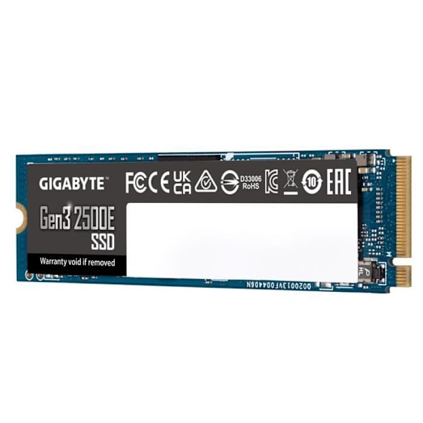 SSD - GIGABYTE - Gen3 2500E - 500 Gt - PCI-Express 3.0 x4 - NVMe 1.3