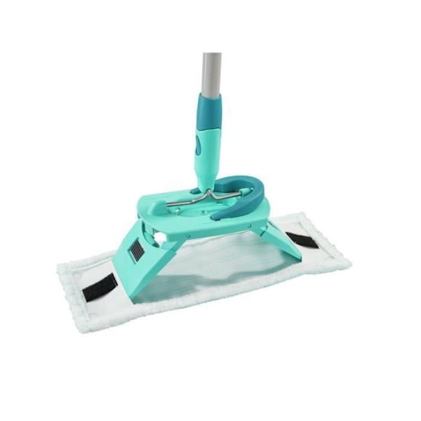 Housse micro duo Leifheit 52123, reservdel för mopphuvud Clean Twist M Ergo / PowerClean, för alla golv, 1 styck Vitt och turkos