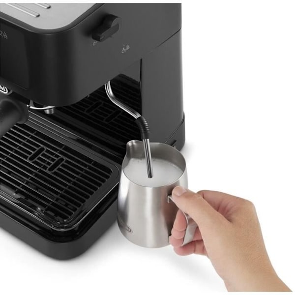 Espresso maskine - DELONGHI Stilosa EC235.BK - Sort - Dampskummer - Kompatibel med ESE
