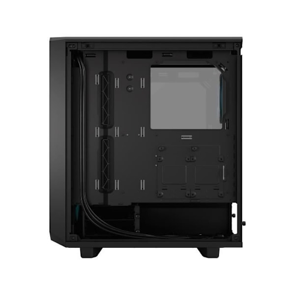 FRACTAL DESIGN Meshify 2 Compact Lite RGB Musta TG Kevyt ATX PC-kotelo