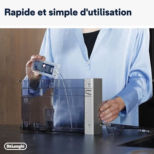 DELONGHI DLS C200 EcoDecalk Mini Kalkinpoistoaine 2x100ml kaikkiin Delonghi kahvinkeittimiin