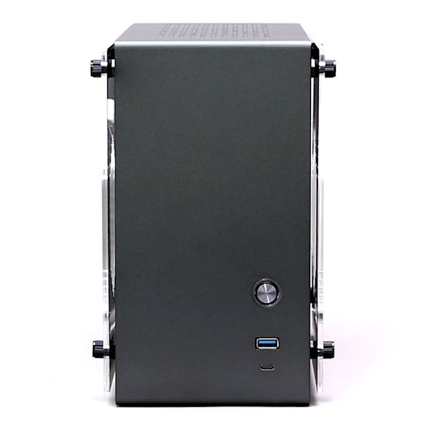 ZALMAN M2 MINI GRÅ MINI TOWER PC-fodral Grå - 2 inre fack - 2 expansionsfack - 1x 80 mm fläkt